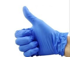 Pudrasız Eldiven Nitril Mavi