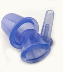 SİLİKON MASAJ KUPASI SETİ 5'Lİ MAVİ