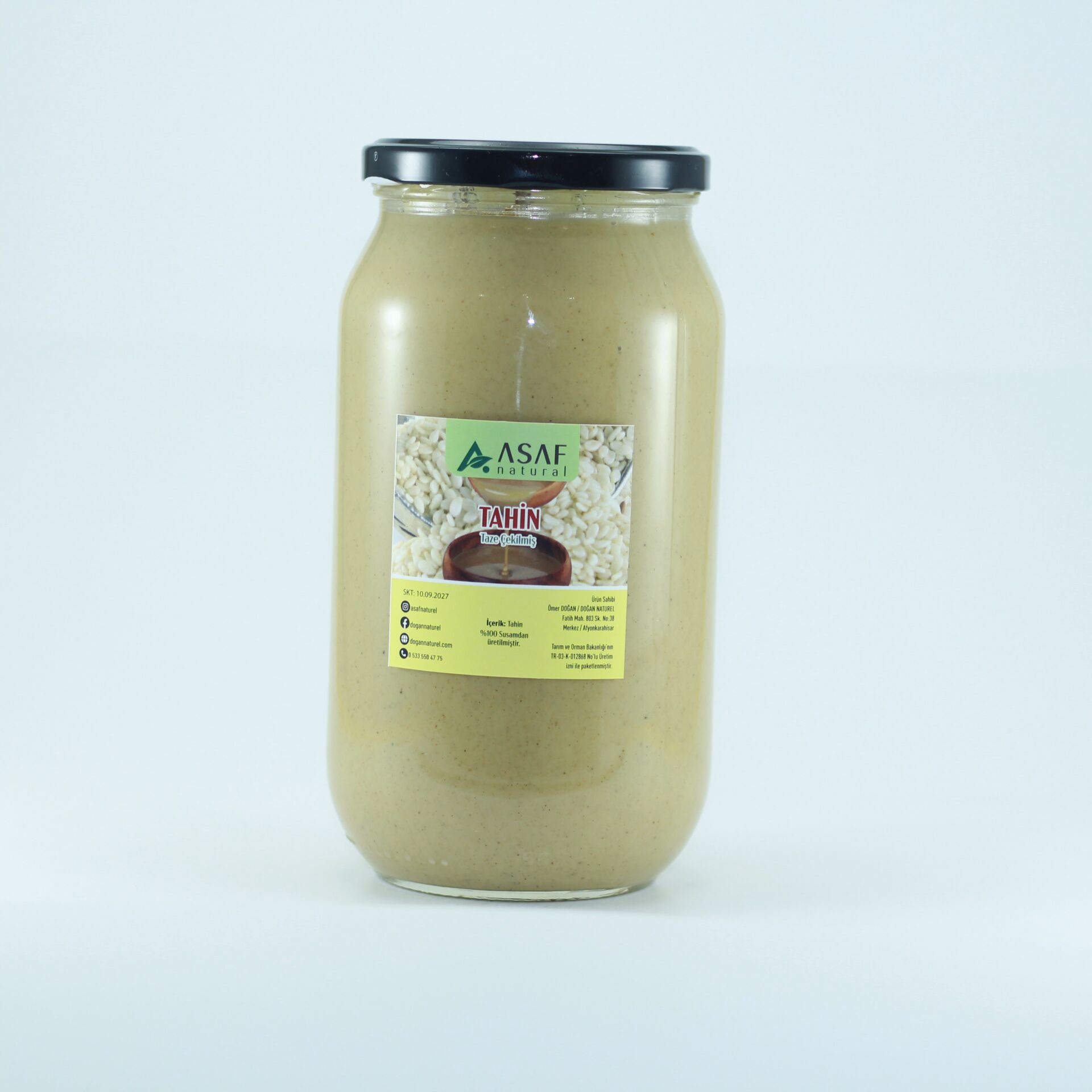 TAZE ÇEKİLMİŞ TAHİN 1 KG