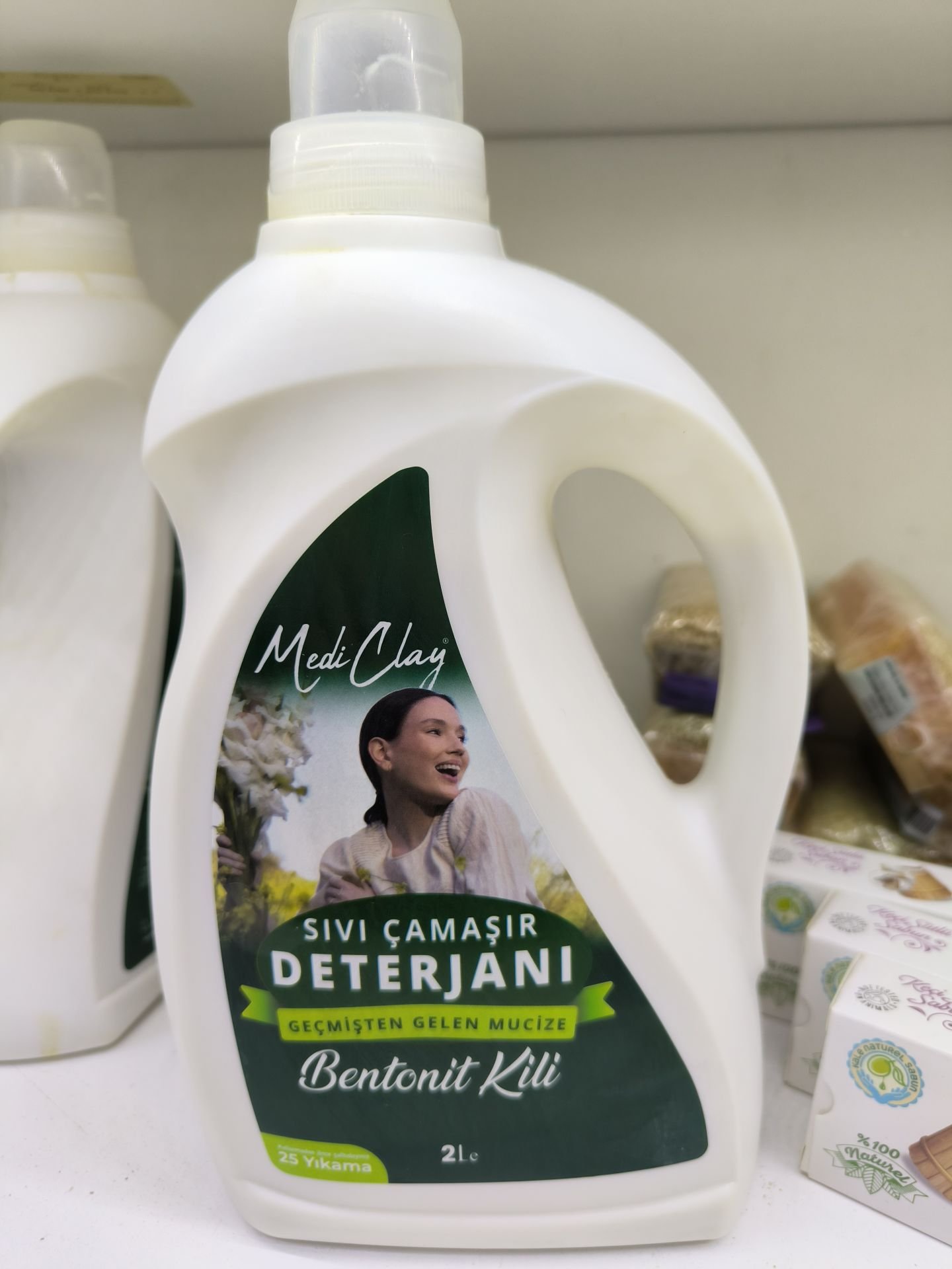 Doğal Çamaşır Deterjanı Bentonit Killi 2 litre