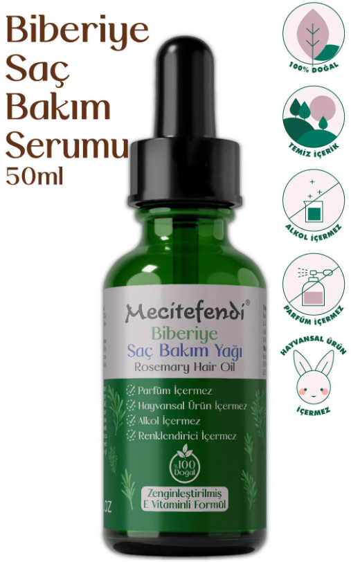 Biberiye Saç Bakım Serumu ( E-Vitaminli) 50 ml