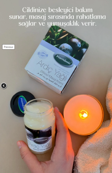 MECİTEFENDİ ARDIÇ YAĞLI MASAJ KREMİ 90 ML